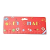 12-Slot Paper KeyChain Hanging Display Cards DIY-M074-01-1
