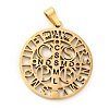 201 Stainless Steel Pendant STAS-E015-14G-1