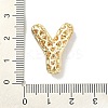 Rack Plating Brass Micro Pave Cubic Zirconia Pendants KK-Q790-01Y-G-3