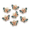 Alloy Enamel Pendants ENAM-N055-014F-NR-1