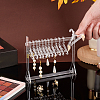 1 Set Transparent Acrylic Earring Display Stands EDIS-PH0001-55A-3