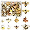 30Pcs 10 Styles Alloy Enamel Pendants ENAM-YW0005-91-1