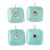 Natural Amazonite Pendants G-H318-02G-05-1