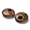 Natural Unakite Pendants G-H073-05D-2