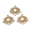 Natural White JadeEye Pendants STAS-P380-24G-01-1