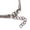 Non-Tarnish 304 Stainless Steel Bracelets BJEW-O186-08B-P-2