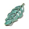 Tibetan Style Alloy Pendants PALLOY-YW0001-34-2
