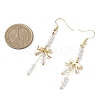 Shell Pearl Dangle Earrings EJEW-JE05980-3