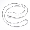 Non-Tarnish 304 Stainless Steel Snake Chain Necklaces LS-NJEW-D285-03P-1