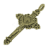 Tibetan Style Alloy Pendants LS-PALLOY-J050-01AB-NR-1