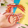 30Pcs 10 Styles Adjustable Waxed Polyester Cord Bracelet Making AJEW-TAC00051-5