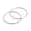 Tarnish Resistant 201 Stainless Steel Big Hoop Earrings LS-EJEW-A052-20E-P-2