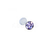 Acrylic Micro Pave Cubic Zirconia Labrets Piercing Jewely for Women Men WG00568-202-1