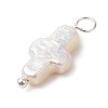 Natural Keshi Pearl Pendants PALLOY-JF02900-01-4