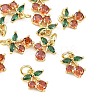 SHEGRACE Brass & Cubic Zirconia Charms XGRQ1R992-360G-1