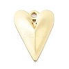 Valentine's Day Brass Pendants KK-I707-01G-1