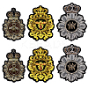 6Pcs 3 Styles Polyester Iron on Cloth Patches PATC-GA0002-01-1