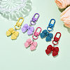 5Pcs Resin Pendant Decorations HJEW-YW00124-2