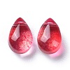 Transparent Glass Charms GGLA-M004-05B-01-2