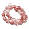 Cherry Quartz Glass Beads Strands G-P561-B09-01-3