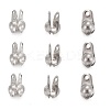 304 Stainless Steel Smooth Surface Bead Tips X-STAS-D150-02P-1
