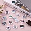 16Pcs 16 Styles Food Grade Eco-Friendly Silicone Focal Beads SIL-SZ0002-62-4