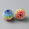 Resin Rhinestone Beads RESI-TAC0004-28R-1