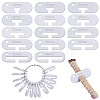 28Pcs Acrylic Band Weaving Width Gauge AJEW-OC0013-96A-1