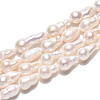 Natural Baroque Keshi Pearl Beads Strands PEAR-S020-F14-02-2