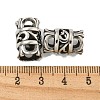 316 Surgical Stainless Steel European Beads STAS-Q326-03AS-02-3