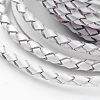 Round Braided Cowhide Cords WL-L009-01Y-3