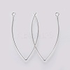 304 Stainless Steel Earring Hooks X-STAS-K184-05-01P-2