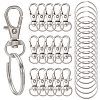 25Pcs Alloy Swivel Lobster Claw Clasps PALLOY-CJ0003-02-1