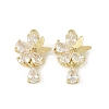 Brass Micro Pave Cubic Zirconia Pendants LS-KK-C107-01G-1