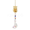 Hollow Alloy Hanging Ornaments HJEW-Q012-05A-1