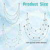 3Pcs Iron Chain Belts HJEW-CJ00080-2
