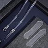 4 Pairs 2 Style Transparent TPU Shoelace & Silicone Stickers DIY-NB0006-70-3