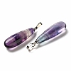 Natural Colorful Fluorit Pendants G-Q192-07P-05-2