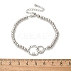 Brass Round Beads Bracelets BJEW-H627-01P-5