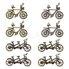 8Pcs 4 Styles Tibetan Style Alloy Pendants FIND-FS0002-59-1