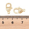 Brass Lobster Claw Clasps KK-H287-08E-G-3