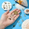 20Pcs 4 Colors Enamel Pendants ENAM-YW0005-33-4