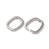 Brass Twister Clasps KK-L208-78P-2