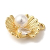 Rack Plating Brass Micro Pave Cubic Zirconia Charms KK-A229-15G-2