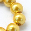 Baking Paint Pearlized Glass Pearl Round Bead Strands HY-Q003-10mm-31-3