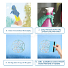 Waterproof PVC Colored Laser Stained Window Film Adhesive Stickers DIY-WH0256-026-3