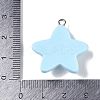 Ocean Theme Opaque Resin Pendants RESI-S403-02E-3