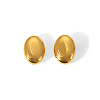 Fashion Oval 304 Stainless Steel Stud Earrings & Pendant Necklaces Sets for Women BL8928-1-7