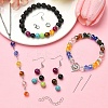 DIY Natural & Synthetic Mixed Gemstone Necklaces Dangle Earrings Making Kit DIY-YW0008-59-5