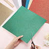 12 Sheets 8 Style Glitter Cardstock Paper AJEW-BC0003-97-3